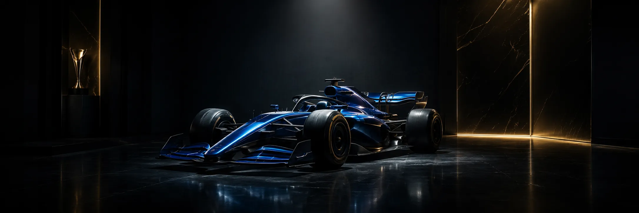 Collector edition race car displayed under studio lights