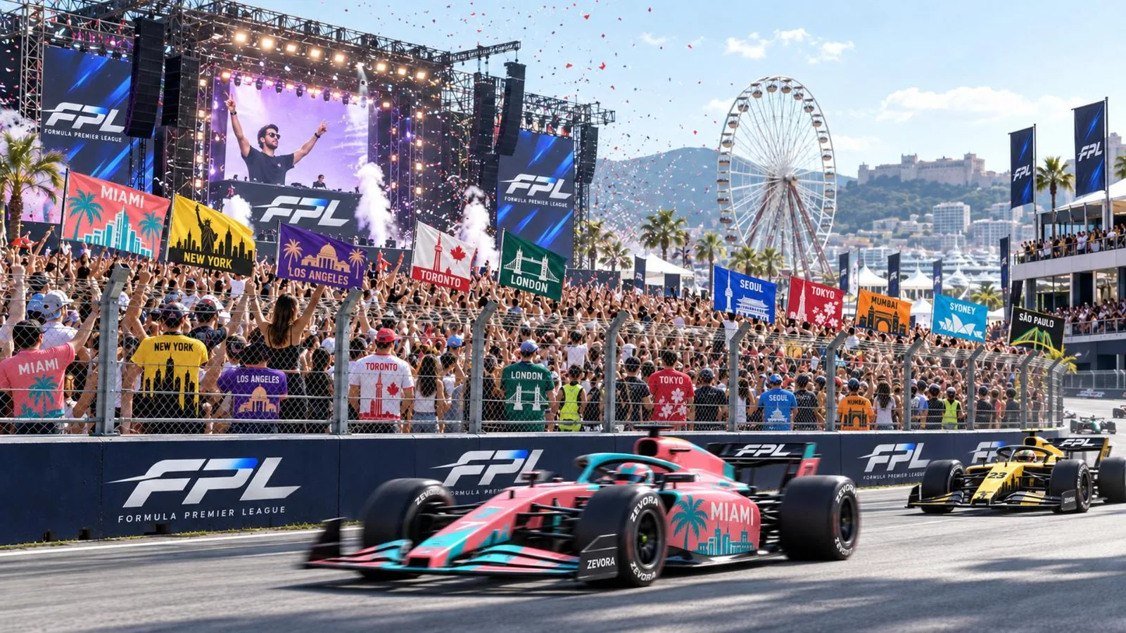 Trackside concert