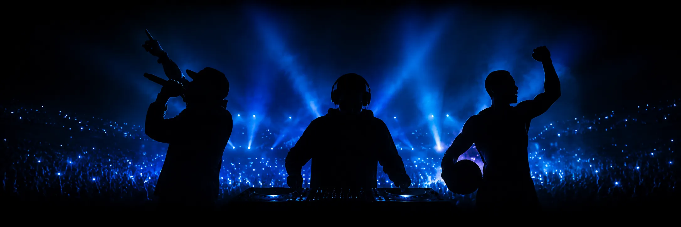Artists, athletes and entertainers at a night event