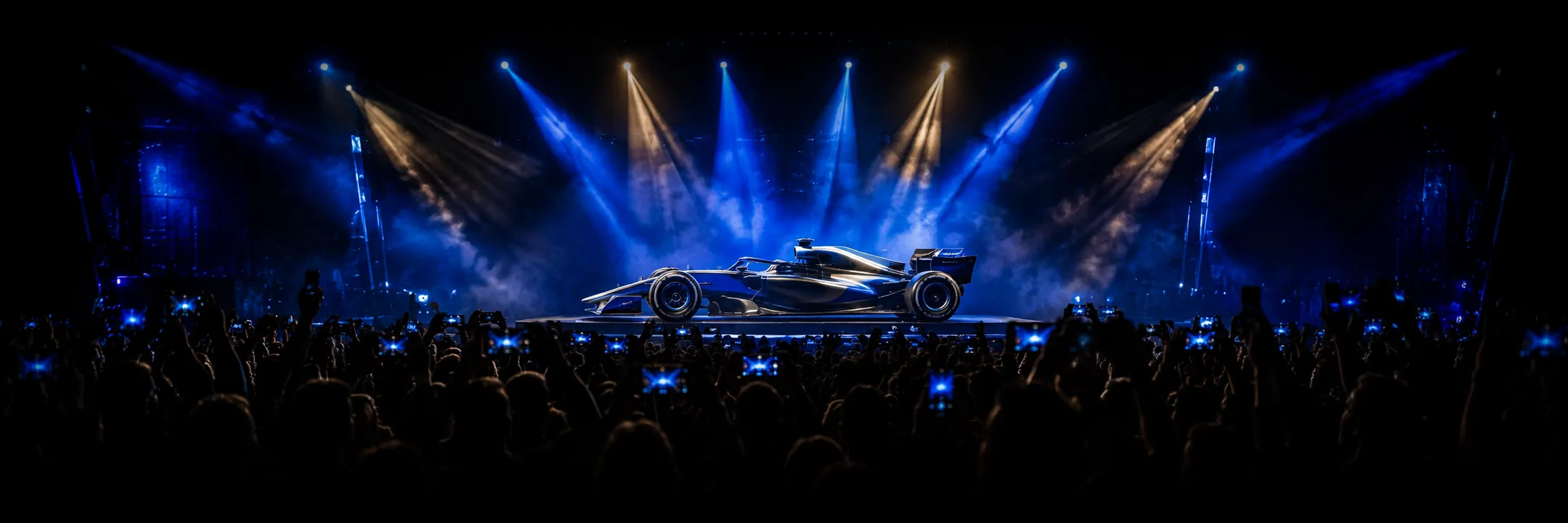 Formula Premier League launch event in a packed arena